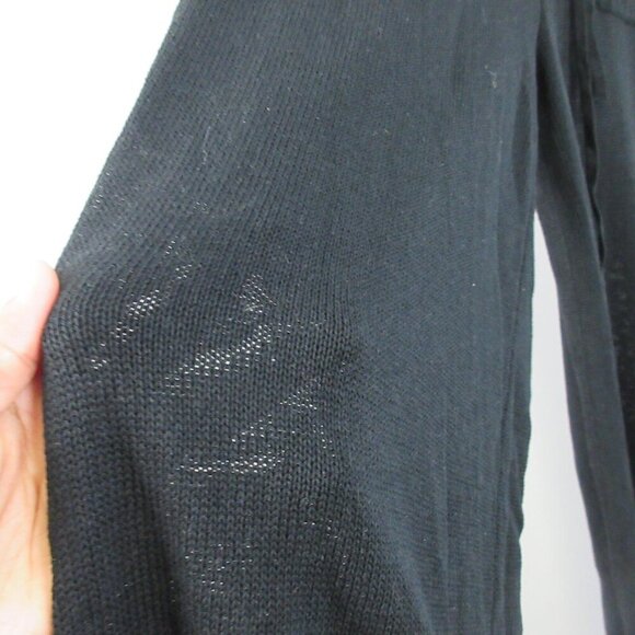 FP Free People Beach Women Knit Pants S Black Lounge Pull On Balloon Jogger 450 - Picture 9 of 13